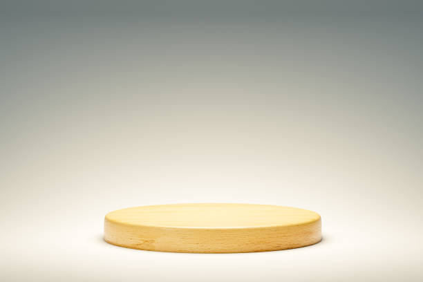 istock 3d presentation pedestal over white background 1487491031