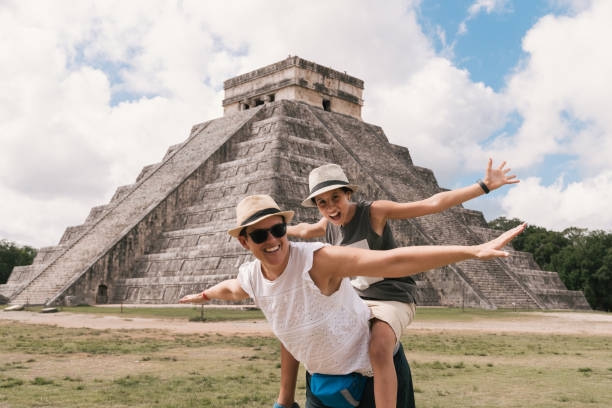 styl życia podróży - latin america travel destinations yucatan mexico zdjęcia i obrazy z banku zdjęć