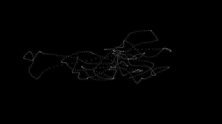 Displacement and Aggregation of Particle Harmonies Manifest as Rotating, Artistic Wavefronts