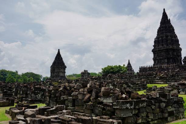 istock View over part of Hindu temple compound Candi Prambanan 1487500248