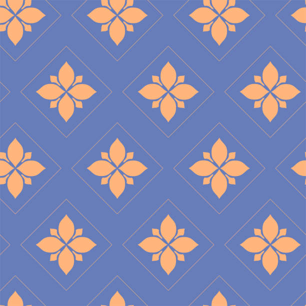 ilustrações de stock, clip art, desenhos animados e ícones de vector. seamless mediterranean geometric pattern in patchwork style. talavera template. portuguese azulejo. turkish decoration. moroccan mosaic. spanish porcelain. ceramic dishes, folk ornament. - traditional dancing ballet dancing classical style