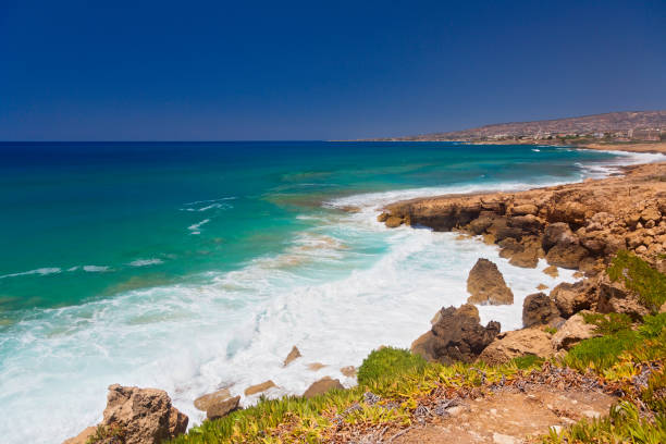 Beautiful beach near Paphos, Cyprus
