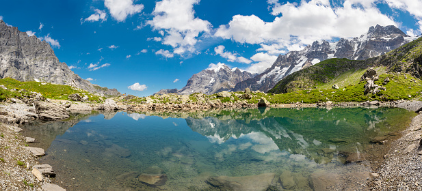 Beautiful Jasna lake at Kranjska Gora in Slovenia