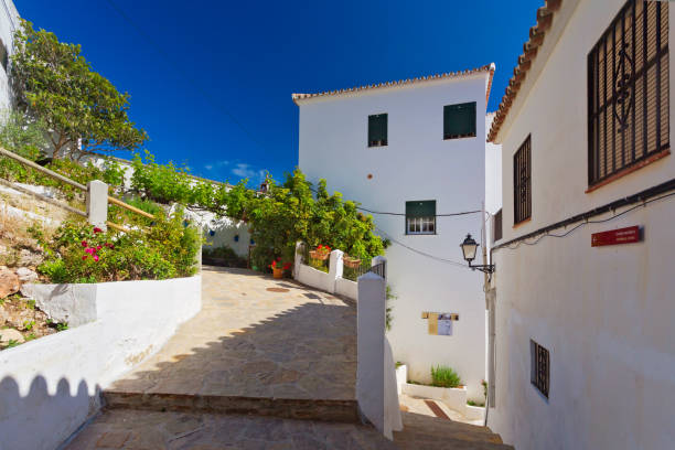Casares white village, Andalusia, Spain stock photo
