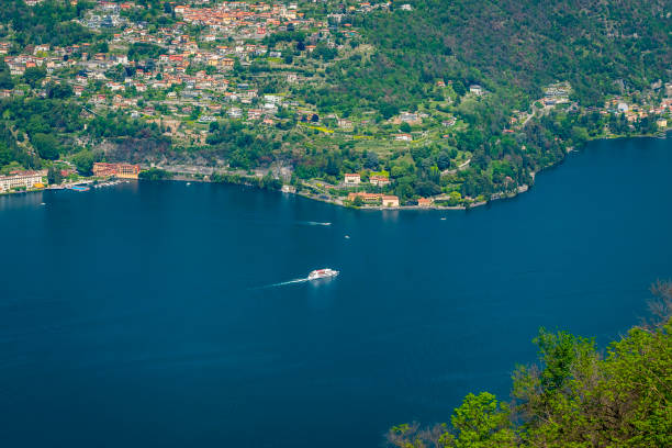 istock Ferry tourboat on Lake Como, Italy. 1487515752