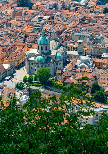 The Duomo (Cathedral) in Como, Italy.
