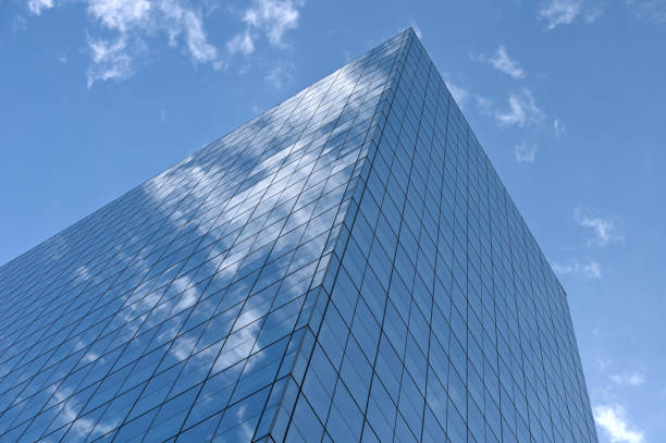 istock Modern Business Office Buildings Reflecting 1487517404