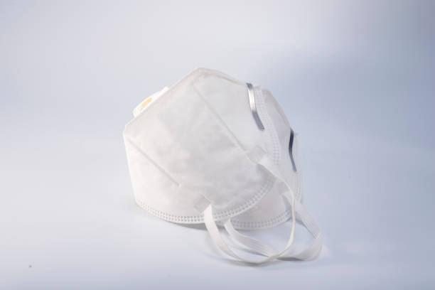 istock Two N95 antibacterial protective masks closeup 1487518927