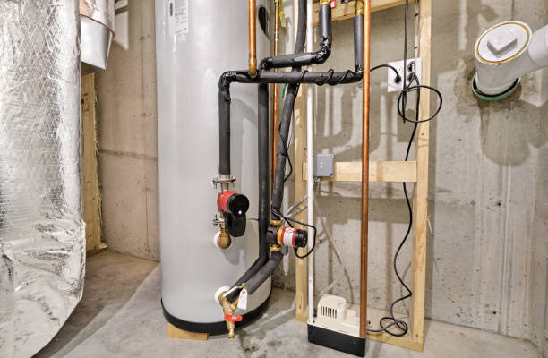 istock Hot water recirculaton system with storage tank 1487523635