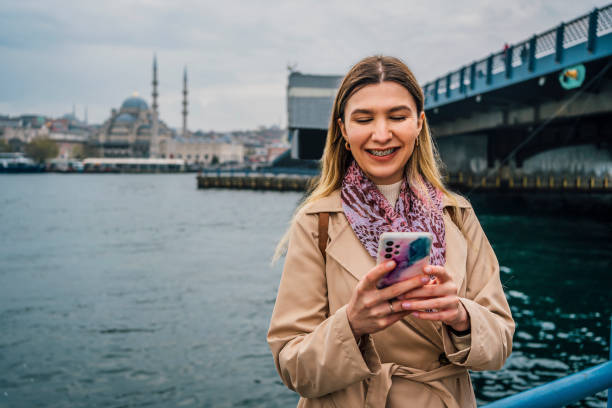 istock Young woman in Istanbul 1487543480