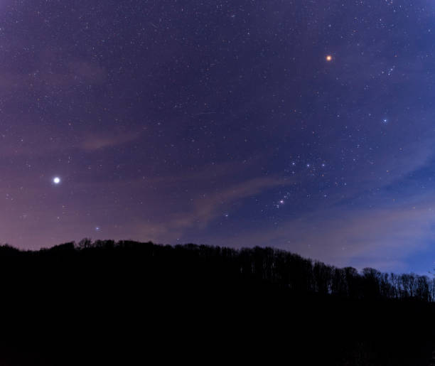 istock Sky full of stars captured from mountain in early spring 1487548303