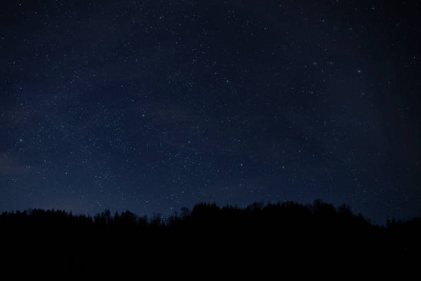 istock Sky full of stars captured from mountain in early spring 1487548432