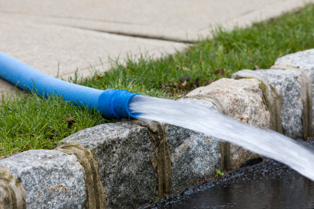 istock Drain hose, pumping excess water 1487559423