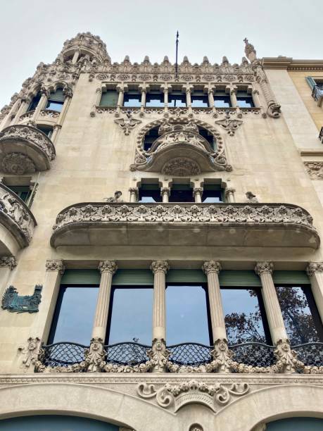 istock Spain - Barcelona- Architecture in Passeing de Gracia 1487563500