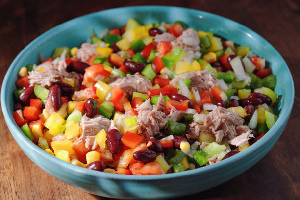 Salada de Feijão-Fradinho com Atum para Páscoa - receita deliciosa profissional - passo 1