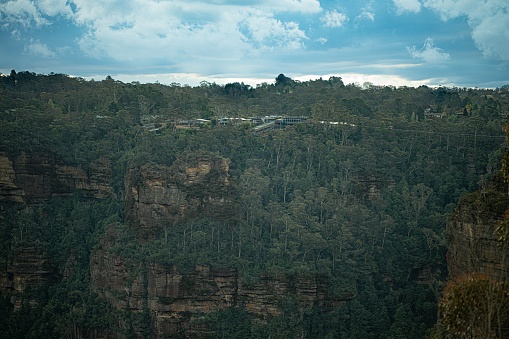 Blue Mountains Sydney Australia Forest Waterfalls Eucalyptus Three Sisters Echo Point