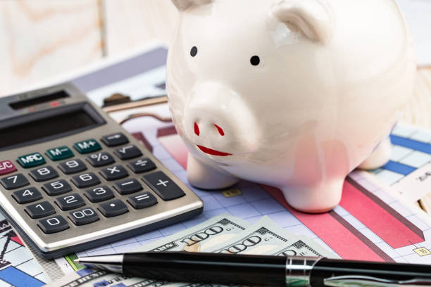 istock Items for business and accounting 1487582836