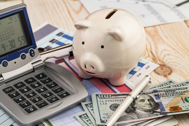 istock Items for business and accounting 1487582847