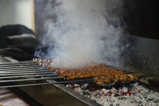 istock Turkish Adana Kebab On The Grill 1487585114