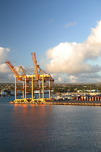 San Juan Puerto Port Cranes shot in April of 2023.