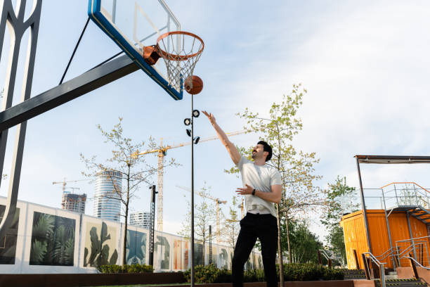 istock Happy young man is exercising outdoors 1487589735