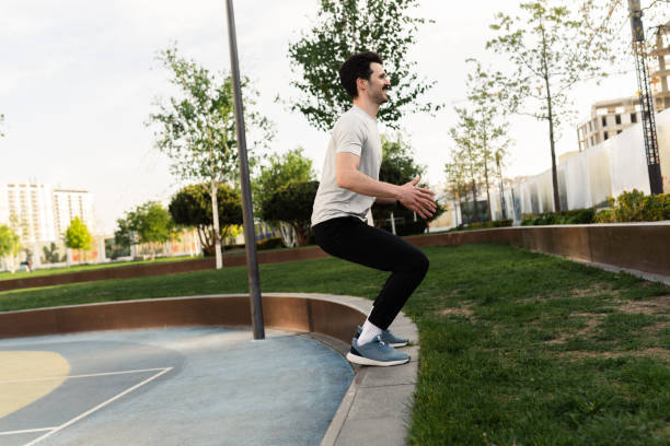 istock Young man maintains good physical shape 1487589765