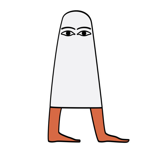 Medjed, ghost-like depicted minor deity in Ancient Egypt religion Medjed, minor deity in Ancient Egypt religion, found in the Book of the Dead, ghost-like depicted in the Greenfield papyrus. Appeared as a popular character in modern Japanese video games and anime. egyptian demons stock illustrations