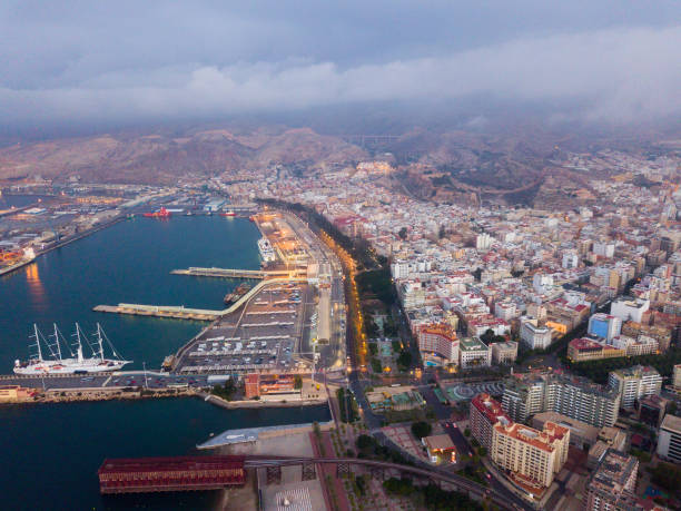 istock View of Almeria with harbor, Spain 1487595094