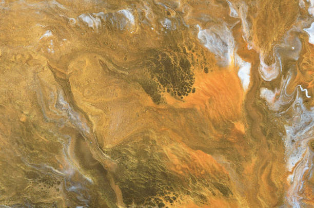 istock abstract art desert background in yellow and olive colors 1487600872