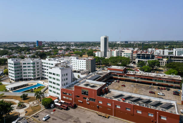 istock Commercial district buildings in Villahermosa 1487616943