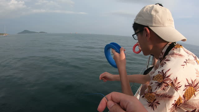 Tourist trial of fishing