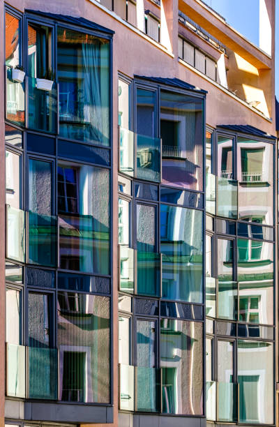 istock typical modern facade of a building 1487661379
