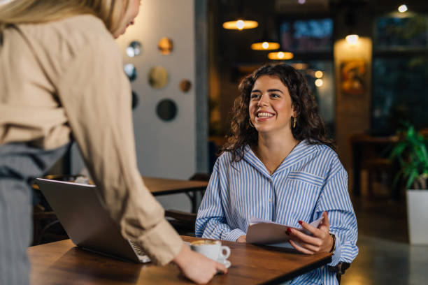 istock woman on coffee break 1487661606