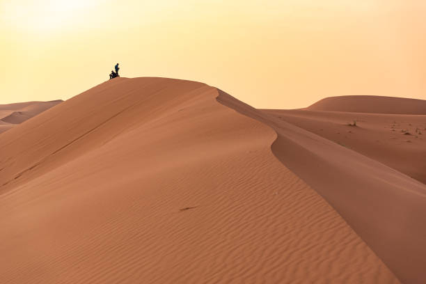 istock Beautyful Sahara desert at Morrocco 1487662628