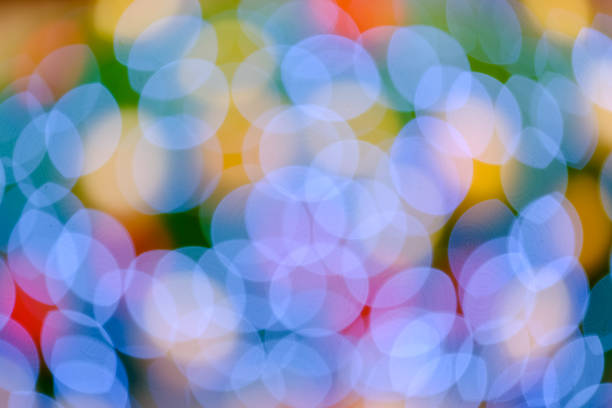 Bokeh background abstract wallpapers colourful and blurred Christmas themed