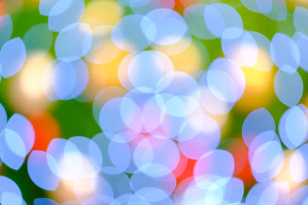 Bokeh background abstract wallpapers colourful and blurred Christmas themed
