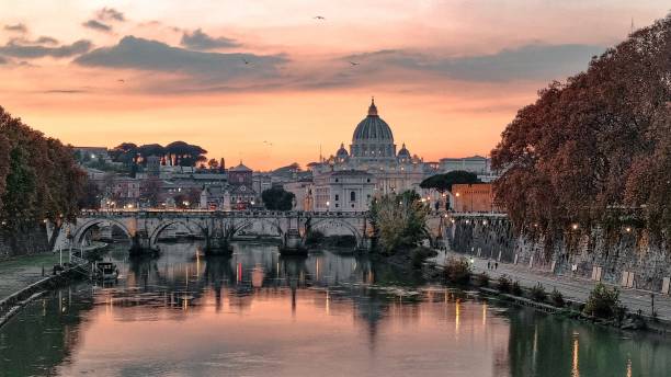 istock Vatican view sunset in Rome Italy 1487664847