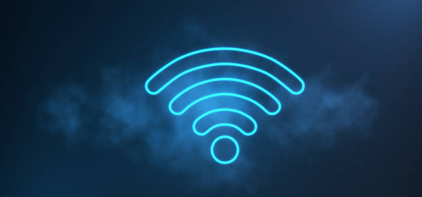 istock Data radio concept. concept of wireless data transmission. wifi 6. 6g. 3d render. 1487672687