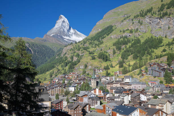 istock The Matterhorn peak over the Zermatt. 1487674071