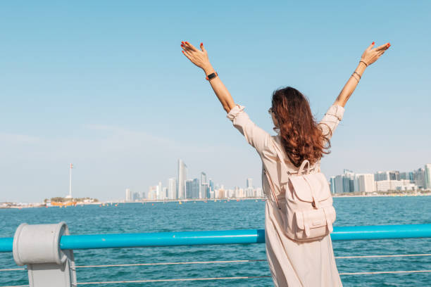 istock Whether you're looking for a peaceful solo walk or a lively outing with friends, the Corniche has plenty to offer, from scenic jogging paths to bustling cafes and restaurants. Abu Dhabi, UAE 1487682648
