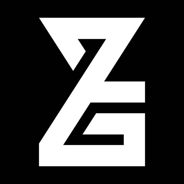 Minimal Zg Logo Icon Of A Gz Letter On A Luxury Background Logo