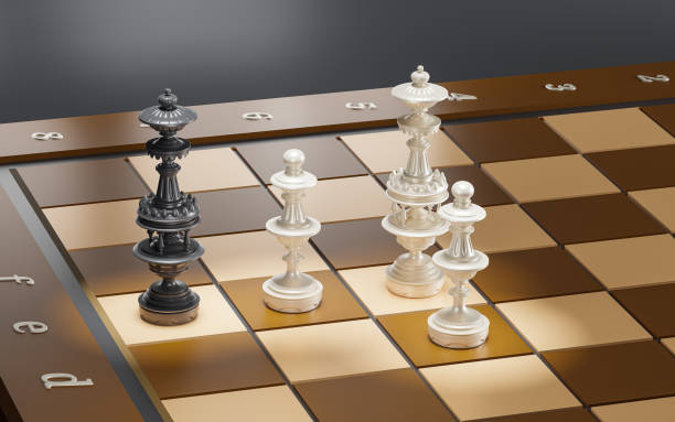 Chess is a strategy board game for two players. It's a square board with 64 squares arranged in an 8x8 layout.