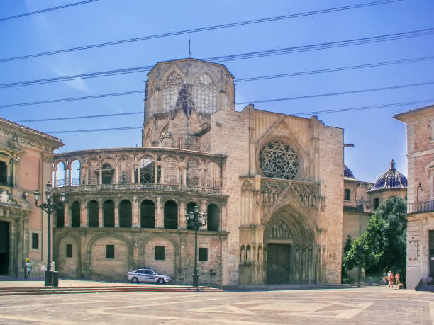 Valencia Cathedral, Spain - fotografia de stock