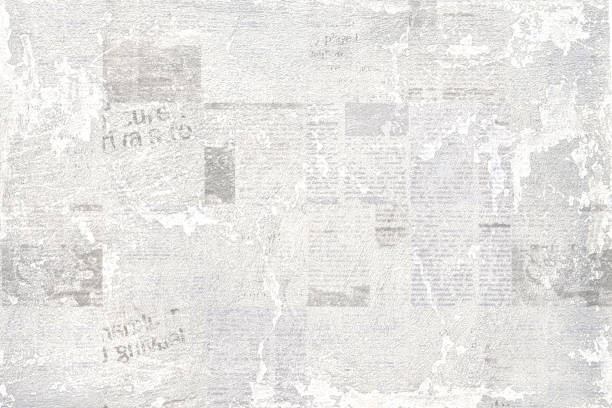 istock Newspaper paper grunge vintage old aged texture background 1487709761