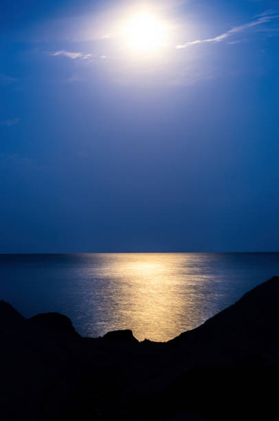 istock reflection of moonlight on the sea surface 1487713969