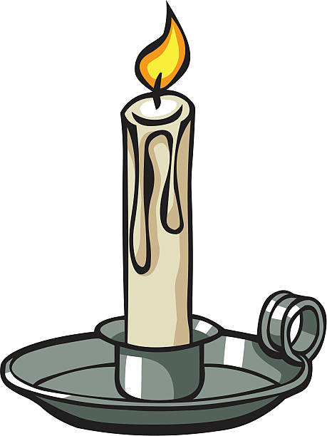 мультяшный свеча - memorial vigil candlelight candle memorial service stock illustrations