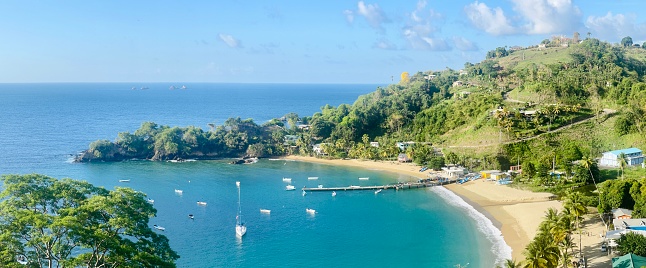 Mooie baai op Tobago