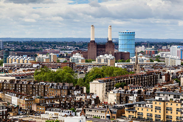 istock Aerial View from Westminster Cathedral on Roofs and Battersea 148773741