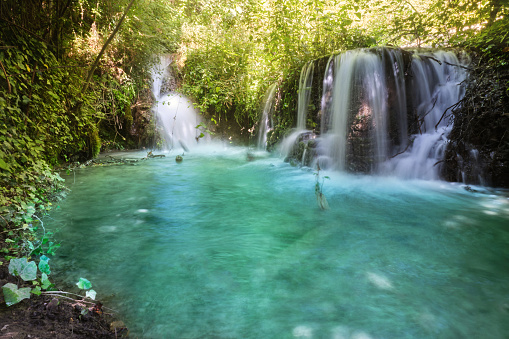 small waterfalls of menotre foligno umbria