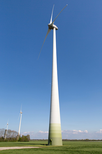 Wind turbine in Zeewolde, The Netherlands